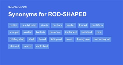 rod synonym|antonym for rods.